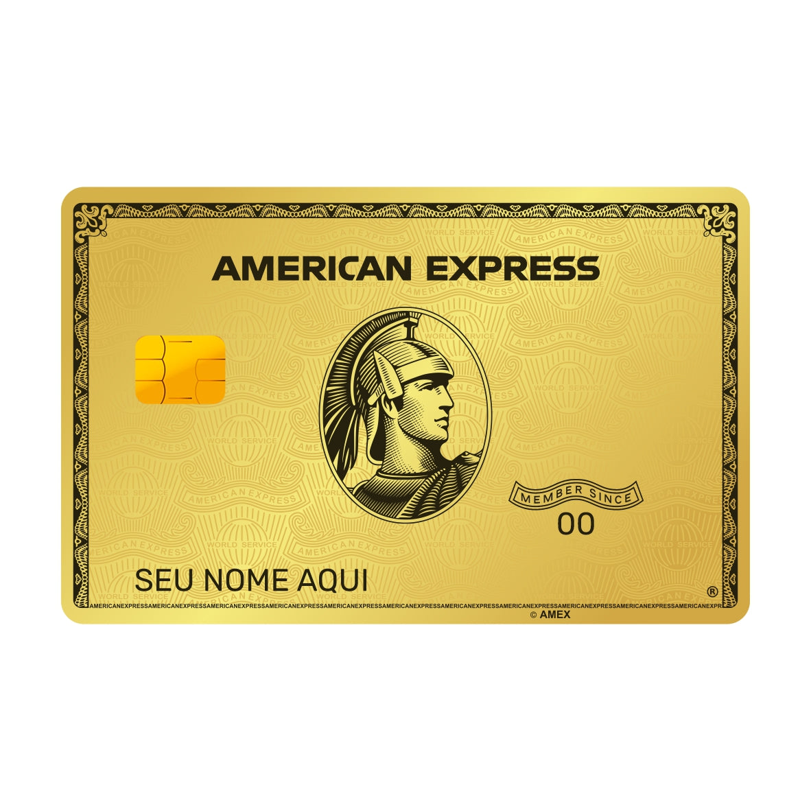 WONDCARD - Cartão De Metal - Amex Gold WONDCARD - Cartão De Metal - Amex Gold